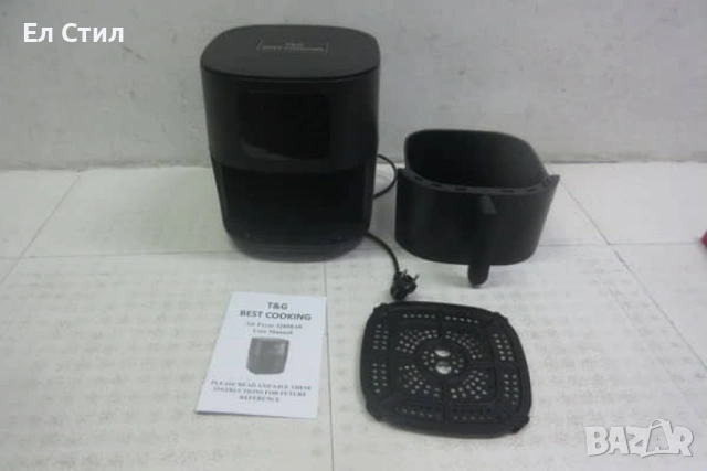 Air fryer 6 литра T&G Best Cooking 32850A0, снимка 12 - Фритюрници - 53586879