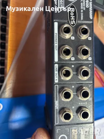 Behringer MINIAMP AMP800 , снимка 2 - Ресийвъри, усилватели, смесителни пултове - 55847575