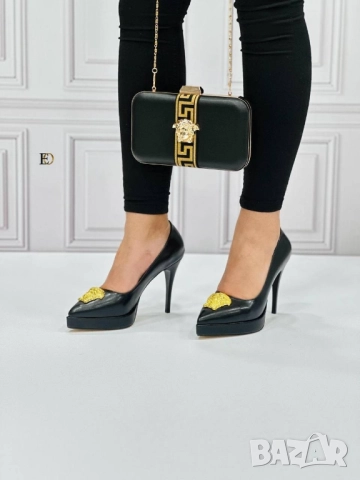 обувки на ток versace , снимка 4 - Дамски обувки на ток - 51447282