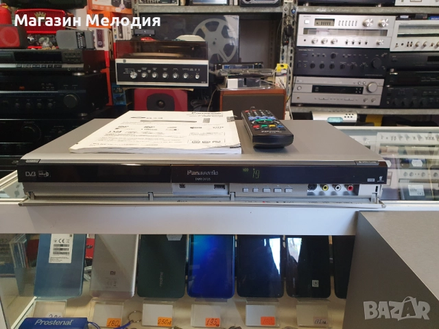 Записващо двд / DVD Recorder Panasonic DMR-EX72S с оригинално дистанционно и книжка.