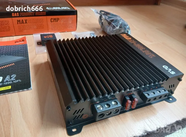 Усилвател за кола Gas Audio Power Mad A2 600.1dfl 600W 130 евро, снимка 2 - Аксесоари и консумативи - 56057600