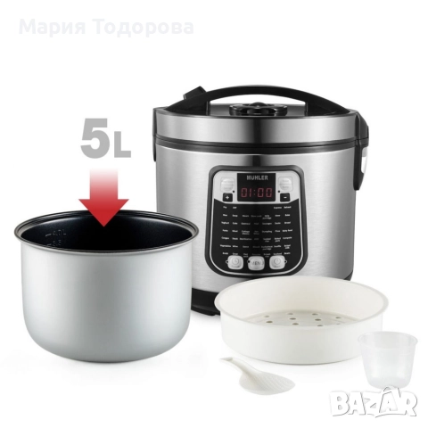 Електрически мултикукър MUHLER MLC-5045, 930W, 45 програми, снимка 2 - Съдове за готвене - 52973158