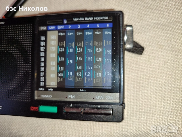 Използвано радио Panasonic RF-B10 FM/SW/MW World Radio и аксесоари за радио Sony ICF и ICF-SW., снимка 11 - Радиокасетофони, транзистори - 52798679