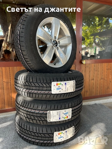 Джанти за VW Tiguan 17 Цола с Зимни Гуми 215/65/17 Нови Continental Dot 2025