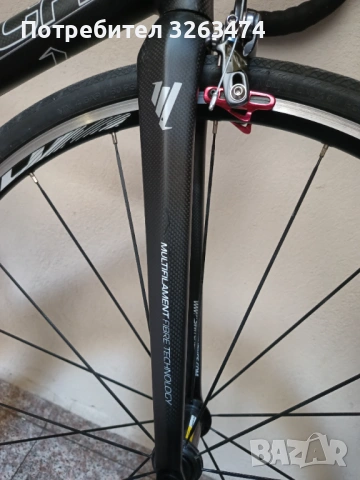 Карбонов шосеен велосипед Switch Black Skin Limited размер 54, снимка 12 - Велосипеди - 53827731