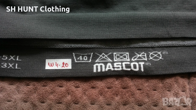 MASCOT Parada Base-Layer Shirt Top 50178-870 Work Wear размер 4-5XL работна термо блуза W4-20, снимка 11 - Блузи - 52001973