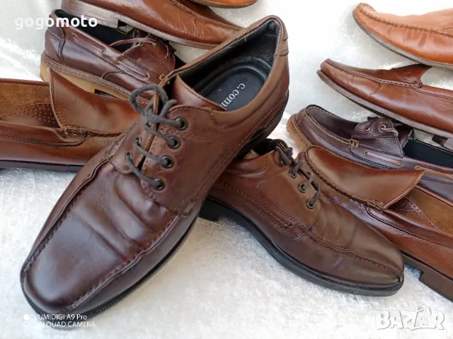 мъжки обувки Carlo Comberti® ORIGINAL Business Schuhe, естествена кожа, 43 - 44, снимка 5 - Ежедневни обувки - 49756294