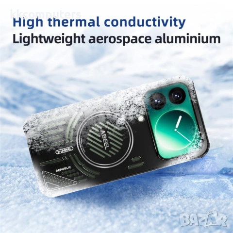 ABEEL Алуминиев Магнитен Калъф за Xiaomi 17 - PC+TPU, N52 магнит, Вентилация, 5 цвята, снимка 8 - Резервни части за телефони - 53800513