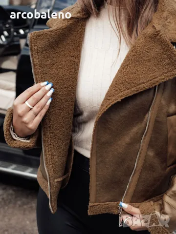 Дамско кожено яке SOFTSTILL, 2цвята , снимка 8 - Якета - 48556879