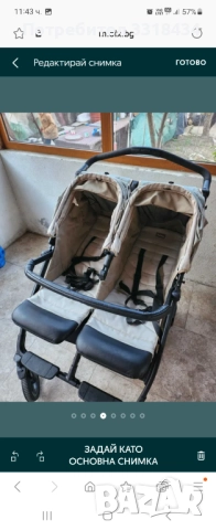 Количка за близнаци, снимка 1