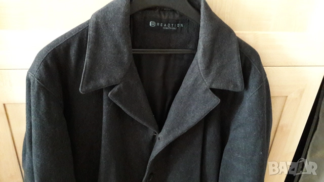 МЪжко по късо палто черно Reaction, снимка 3 - Палта - 52804506