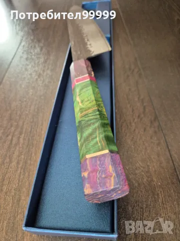 Кухненски нож от Дамаска стомана , снимка 6 - Други - 48090750