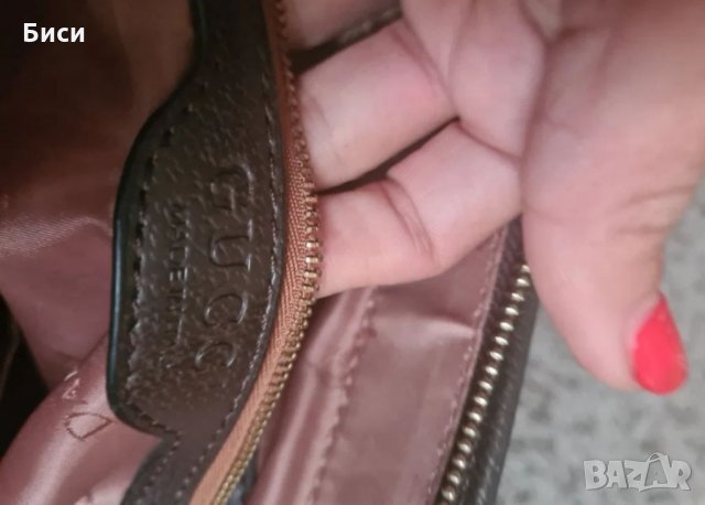 Gucci/Гучи естествена кожа, снимка 14 - Чанти - 35716628