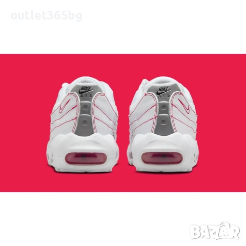 Nike - Air Max 95 Recraft номер 37.5 и 38 дамски бели Оригинал Код 8332, снимка 4 - Маратонки - 51914149