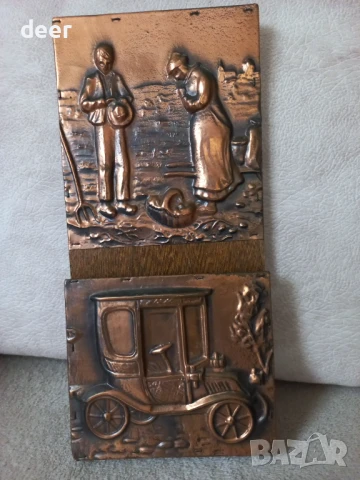 Старинна поставка на писма с картинки 