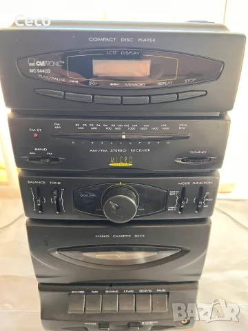 Мини стерео компонент системи Clatronic и Magnavox, снимка 6 - Аудиосистеми - 55979479