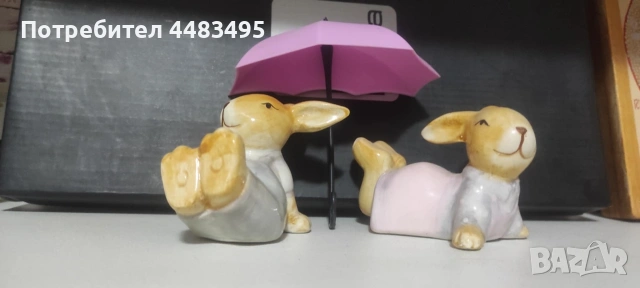 Порцеланови зайчета , снимка 5 - Декорация за дома - 53402777