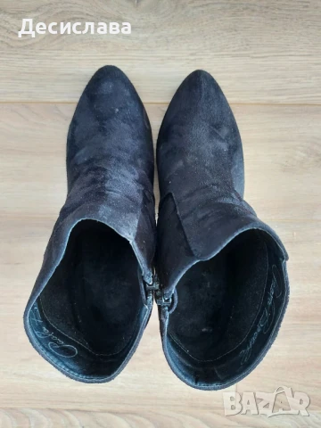 Дамски боти Paolo Bocelli от естествен велур номер 39, снимка 4 - Дамски боти - 51383935