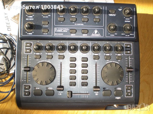 B-CONTROL DEEJAY BCD2000 deejay-usb, снимка 1 - Ресийвъри, усилватели, смесителни пултове - 42445060