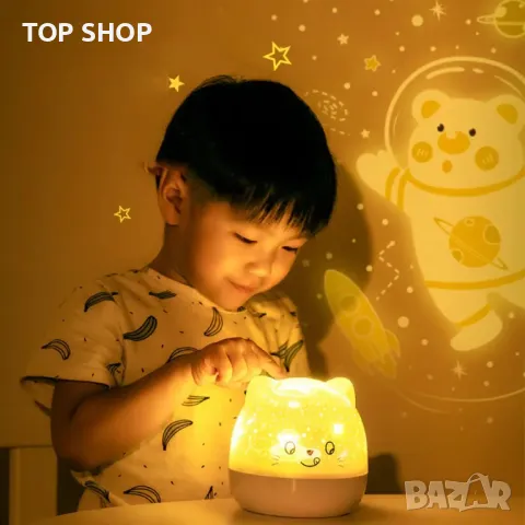 Детска нощна лампа с 6 прожекционни плаки- Joernso, снимка 3 - Детски нощни лампи - 48805028