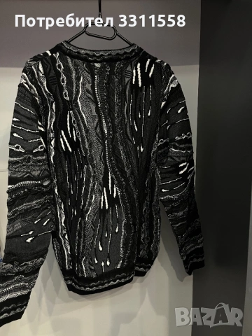 Carlo Colucci - Пуловер черен - S/M/L/XL, снимка 6 - Пуловери - 53840870