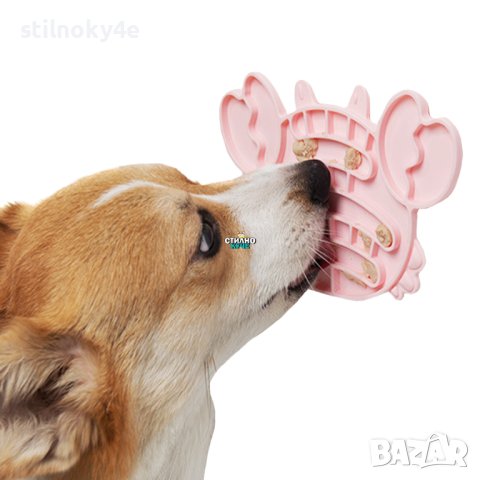 Силиконова купа за куче за близане и бавно хранене Кучешка купа за бавно хранене, снимка 3 - За кучета - 44162527