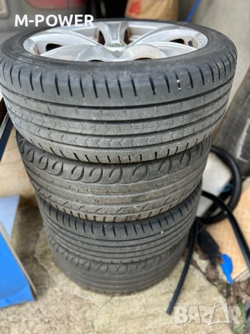 Летни гуми с джанти от Алфа Ромео 147, снимка 2 - Гуми и джанти - 53477994