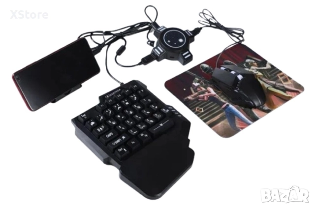 Геймърска мишка и клавиатура за телефон, смартфон, таблет, снимка 14 - Клавиатури и мишки - 52568619