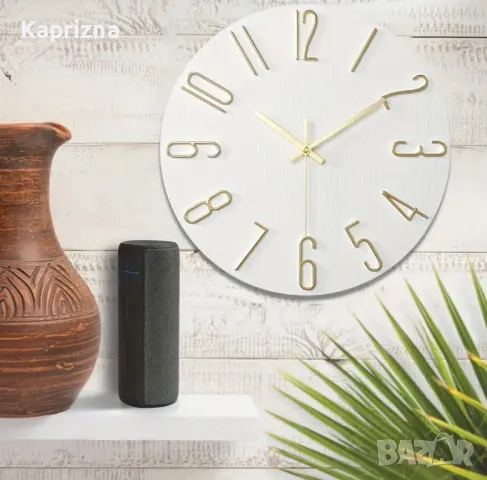 Уникален голям стенен часовник