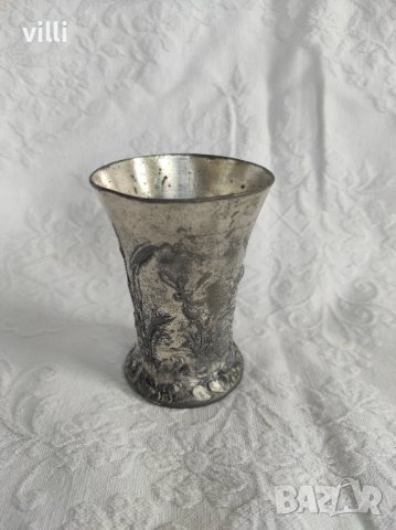 Чаша в стил  Secession WMF, снимка 4 - Антикварни и старинни предмети - 39047447