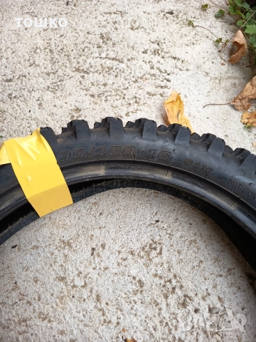 Задна кросова гума Dunlop 90/100/16, снимка 7 - Гуми и джанти - 51484052