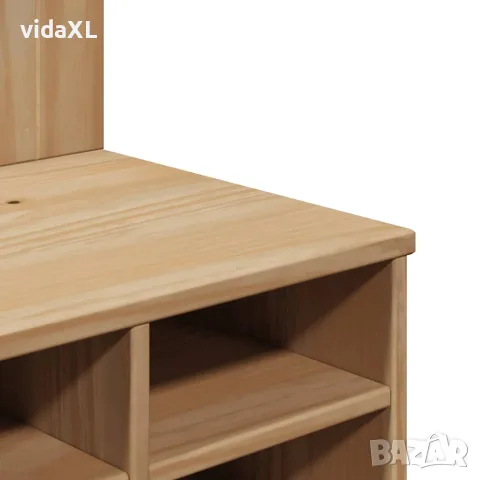 vidaXL Шкаф портманто OTTA, 50x40x160 см, борово дърво масив, снимка 8 - Портманта - 56147391