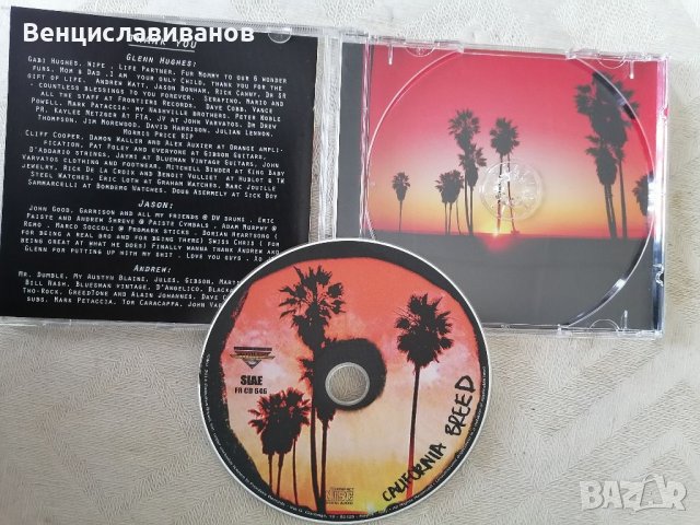 CALIFORNIA BREED / GLENN HUGHES - CD original, снимка 2 - CD дискове - 41001566