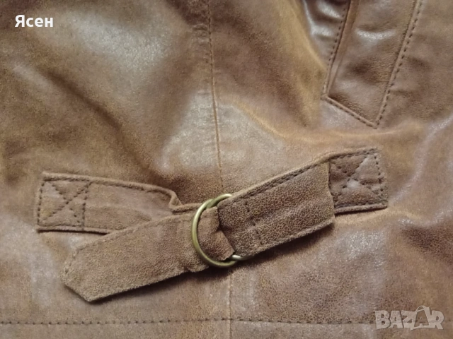 Мъжко кожено яке.Естествена кожа.Размер 46., снимка 4 - Якета - 53852070