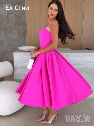 📌#Цикламена #елегантна #рокля 95% полиестер  5% ликра Производител: Италия С  М  Л  33 евро Еконт