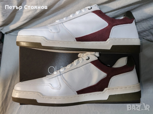 Стилни мъжки сникърси от естествена кожа Oliver Jacob №44, снимка 9 - Спортно елегантни обувки - 52522824