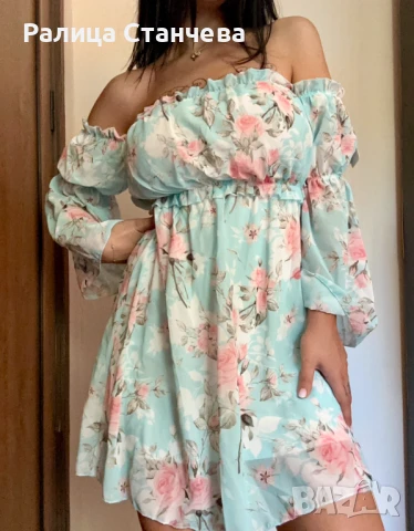 Нови дамски рокли от шифон, снимка 5 - Рокли - 46489715