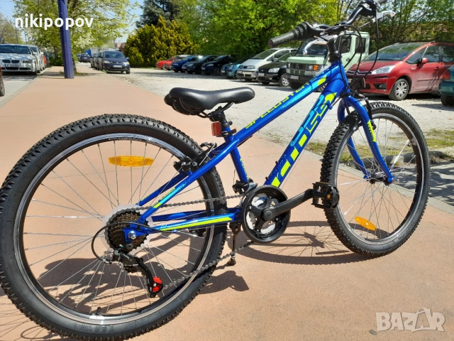 CROSS Велосипед 24" SPEEDSTER син, снимка 4 - Велосипеди - 53848883