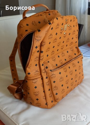 Голяма дамска раница от еко кожа, снимка 4 - Раници - 33846156