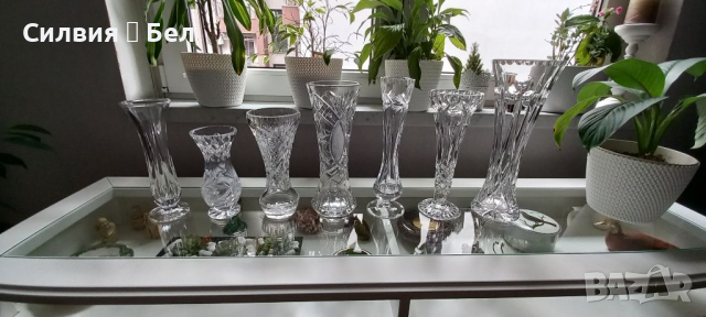 Ретро кристални вази🌹 различни цени, снимка 18 - Вази - 36212786