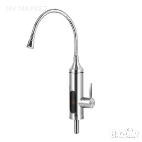 Водонагревател за вода  3300W, Инокс ,гъвкав чучур,24м гаранция