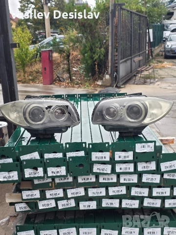 Оригинални Xenon фарове за BMW E81 / E87 LCI Facelift Angel eyes, снимка 2 - Части - 51922169