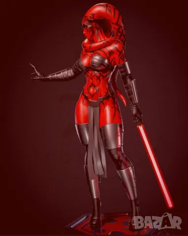 Статуя на Дарт Талoн - Star Wars Darth Talon - New Handmade, снимка 9 - Фигурки - 55828202