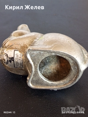 Винтидж метална касичка КАТЕРИЦА Silver Plated рядка за КОЛЕКЦИЯ ДЕКОРАЦИЯ 51091, снимка 5 - Други ценни предмети - 51791924