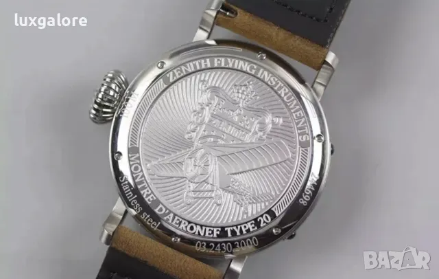 Мъжки часовник ZENITH Pilot Type 20 EXTRA SPECIAL с aвтоматичен механизъм, снимка 6 - Мъжки - 47469019