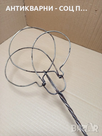 Соц Стара Малка Тупалка За Килими. Номер 603., снимка 4 - Антикварни и старинни предмети - 53224899