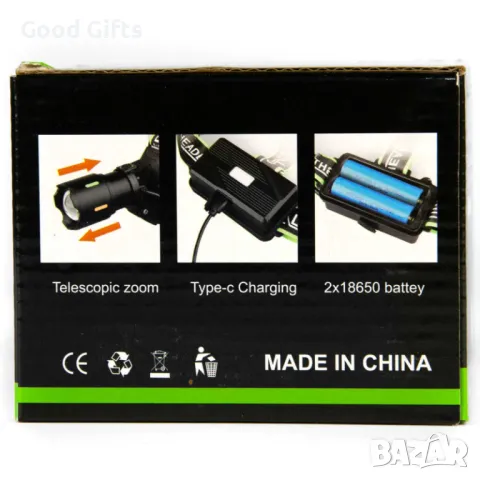 LED Акумулаторен челник , снимка 3 - Други инструменти - 50206961