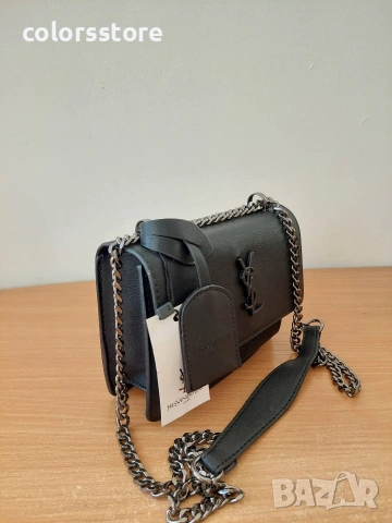 Черна чанта YSL /SG123, снимка 3 - Чанти - 40570993