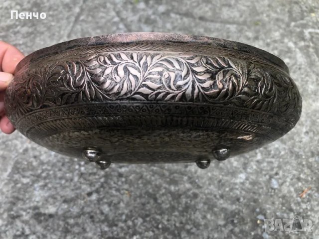 старинен ръчно чукан сервиз, снимка 6 - Антикварни и старинни предмети - 47783953