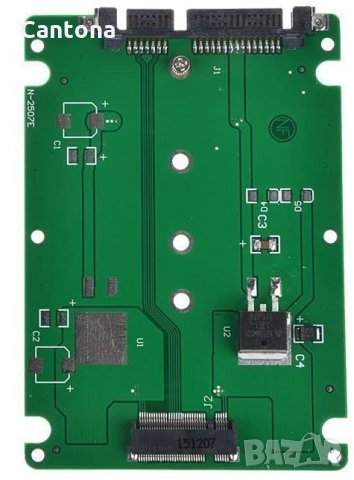 M.2 NGFF (SATA) SSD към 2,5 SATA адаптер, снимка 1 - Други - 35686933